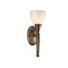 Oval Torch One Light Straight Arm Bedroom Wall Sconce