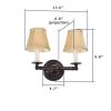 Argine™ Double Candle Shade Sconce