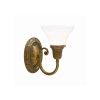 Cotswold Manor™ One Light Curved Arm Tudor Style Wall Sconce