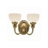 Cotswold Manor™ Two Light Curved Arm Tudor Style Wall Sconce