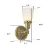 Provence™ One Light Straight Arm Hallway Wall Sconce