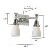 Morris™ Two Light Straight Arm Lobby Wall Sconce