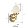 Carlton™ Solid Brass Cast Mounting Plate Sconce
