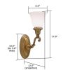 Canterbury™ One Light Curved Arm Lobby Wall Sconce
