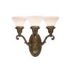 Canterbury™ Three Light Curved Arm Traditional Wall Sconce