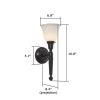 Carlton™ One Light Torch Conference Room Wall Sconce