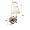 Montclair™ One Light Straight Arm Foyer Wall Sconce