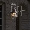 European Country™ Lantern 8 in. Hotel Patio Sconce
