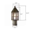 Carriage Lantern™ 4 in. Driveway Post Light