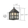 Cottage™ Lantern 6 in. Exterior Garage Light