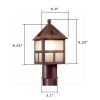 Cottage Lantern™ 6 in. Driveway Post Light