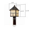 Cottage Lantern™ 8 in. Driveway Post Light