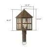 Cottage Lantern™ 12 in. Driveway Post Light