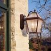 London™ Lantern 10 in. Wide Scrolled Arm Exterior Wall Light