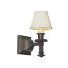 Wentworth™ One Light Straight Arm Indoor Sconce with electric candle