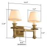 Wentworth™ Two Light Straight Arm Wall Sconce