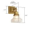 Oak Park™ One Light Chain Link Conference Room Wall Sconce with 2-1/4 in. shade holder