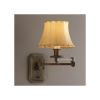 Highland Park One Light Swing Arm Hotel Hallway Wall Sconce with electric candle
