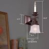 Summit™ Two Light Gas-Electric Foyer Sconce with 2-1/4 in. shade holder & candle