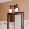 Morris™ Two Light Straight Arm Traditional Wall Sconce