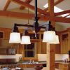 Oak Park™ craftsman style chandelier for dining rooms