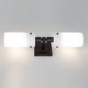 Tribeca Two Light Contemporary Sconce with glass cylinder shade