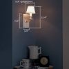 Nashota™ One Light Straight Arm Conference Room Wall Sconce