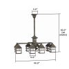 Bungalow™ Eight Light Dining Room Chandelier