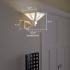 Mission Lantern™ 8 in. Wide Straight Arm Foyer Wall Sconce