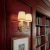 Sheraton™ Two Light Curved Arm Bedroom Wall Sconce